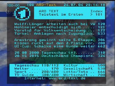 Videotextbeispiel